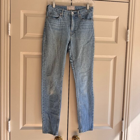 Everlane High Rise Straight Jeans - Size 27 - Picture 4 of 6